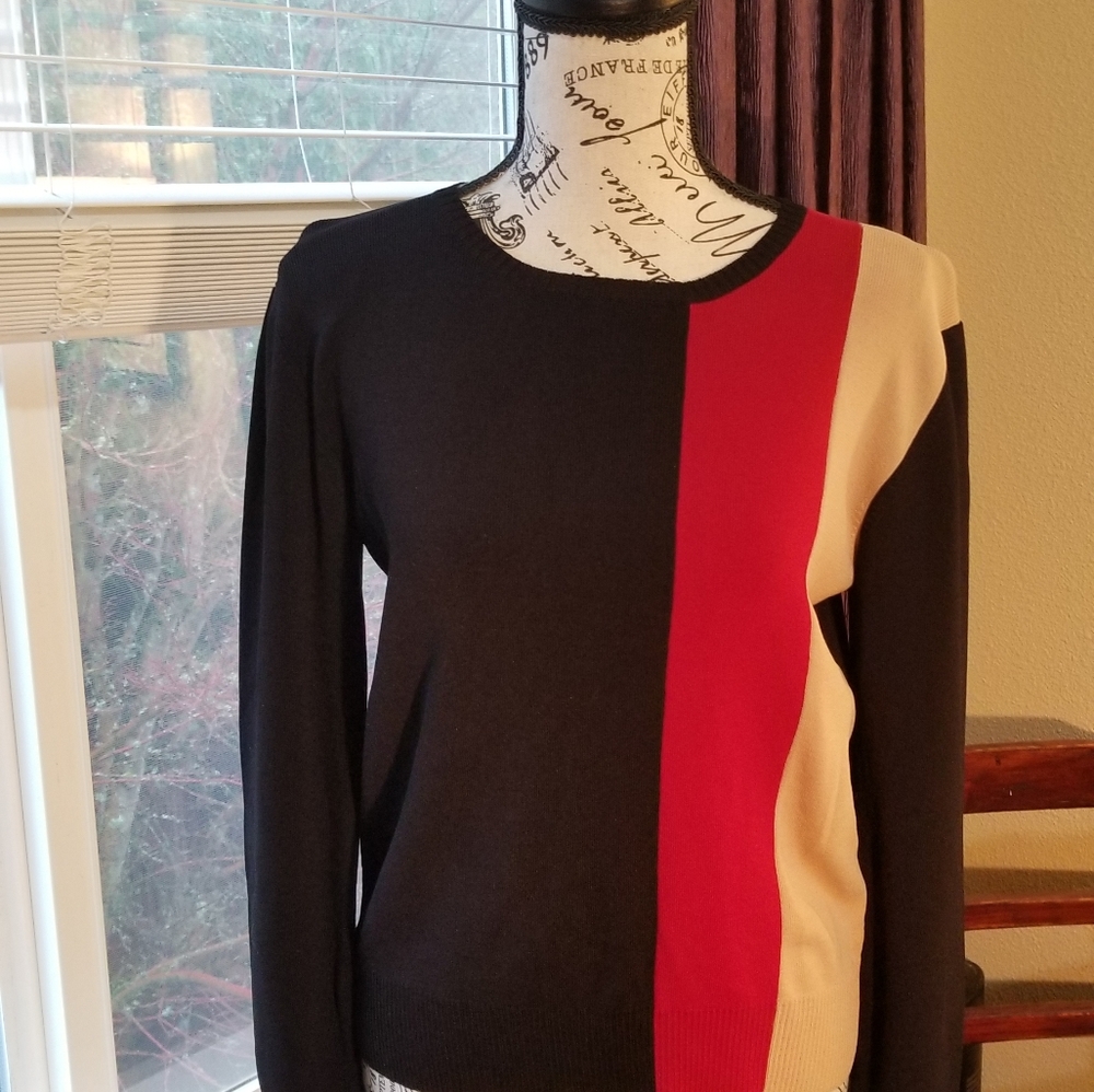 Classic geometric sweater